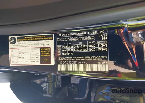 2018 Mercedes-Benz Gle 350 from USA, damaged, VIN 4JGDA5JB2JB169790